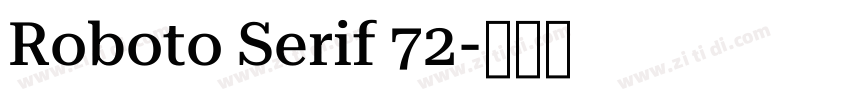 Roboto Serif 72字体转换